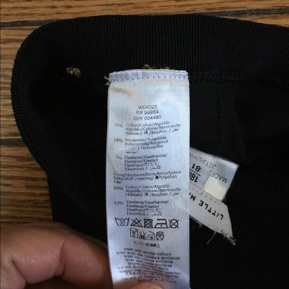 Little Marc Jacobs black leggings, size 18 months - Picture 6 of 6